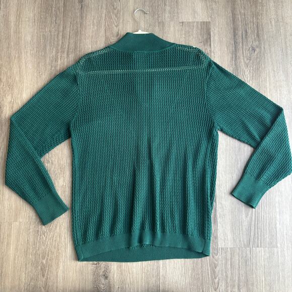 Varley Calva Knit Sweater Forest Green Women's Medium - Picture 6 of 9